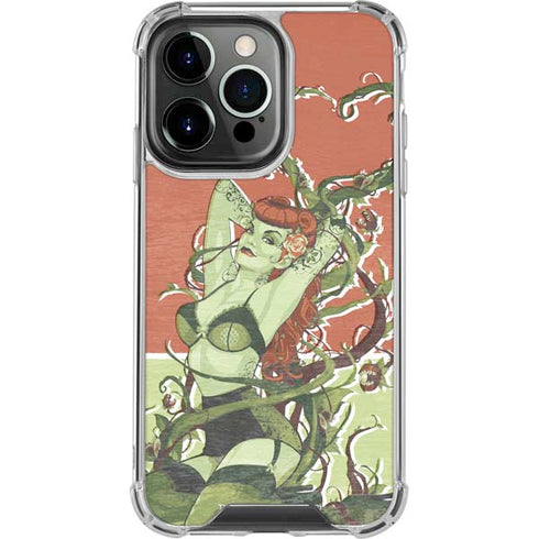 DC Comics Bombshells Poison Ivy iPhone 15 Pro Clear Case